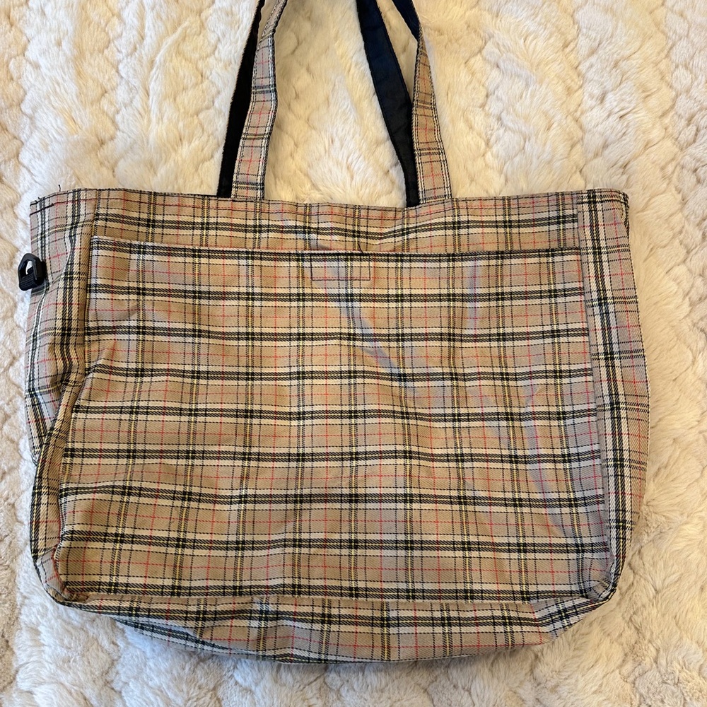 Eys Tote Plaid Bag View 2